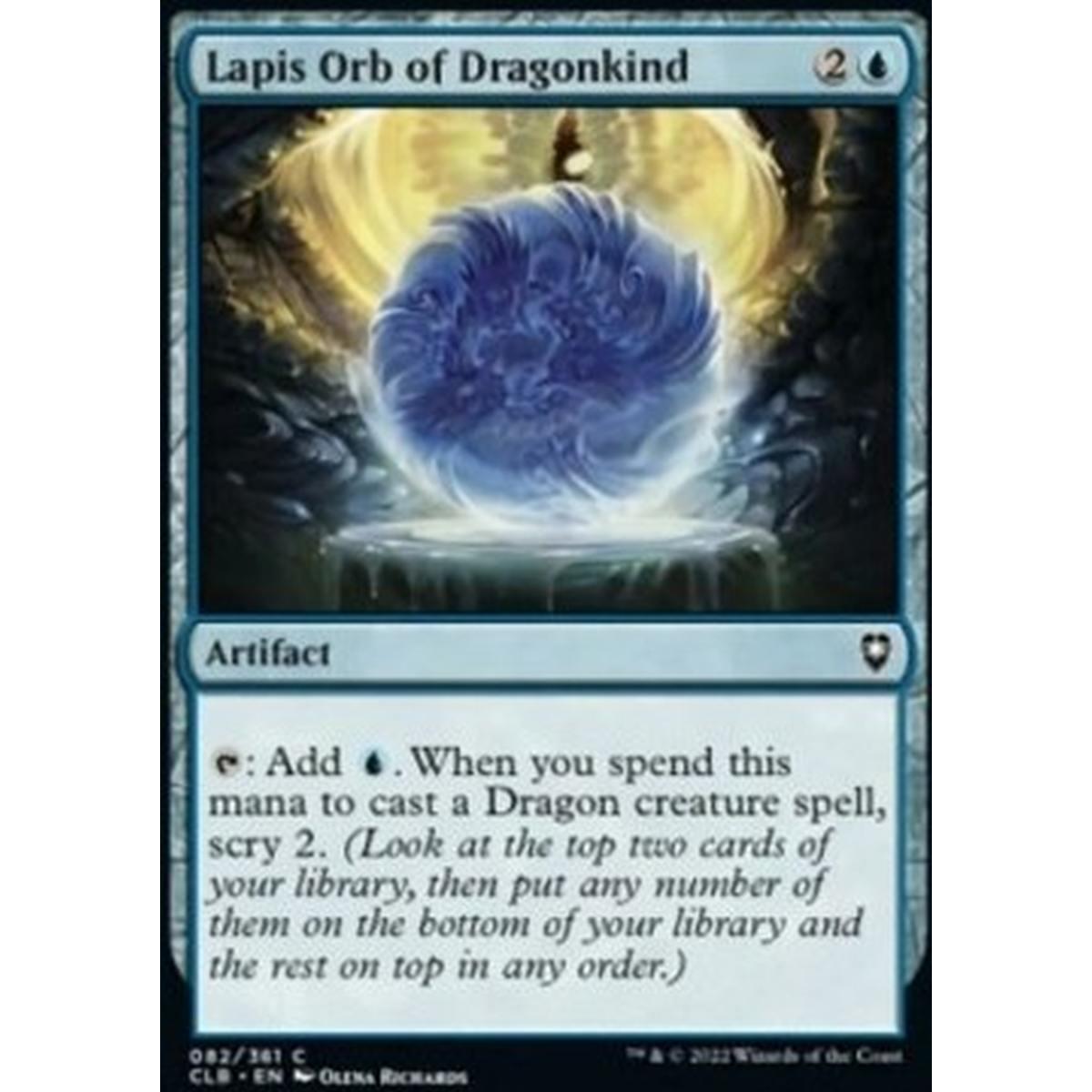 Lapis Orb of Dragonkind - Lapis Orb of Dragonkind - [CLB] [NM]
