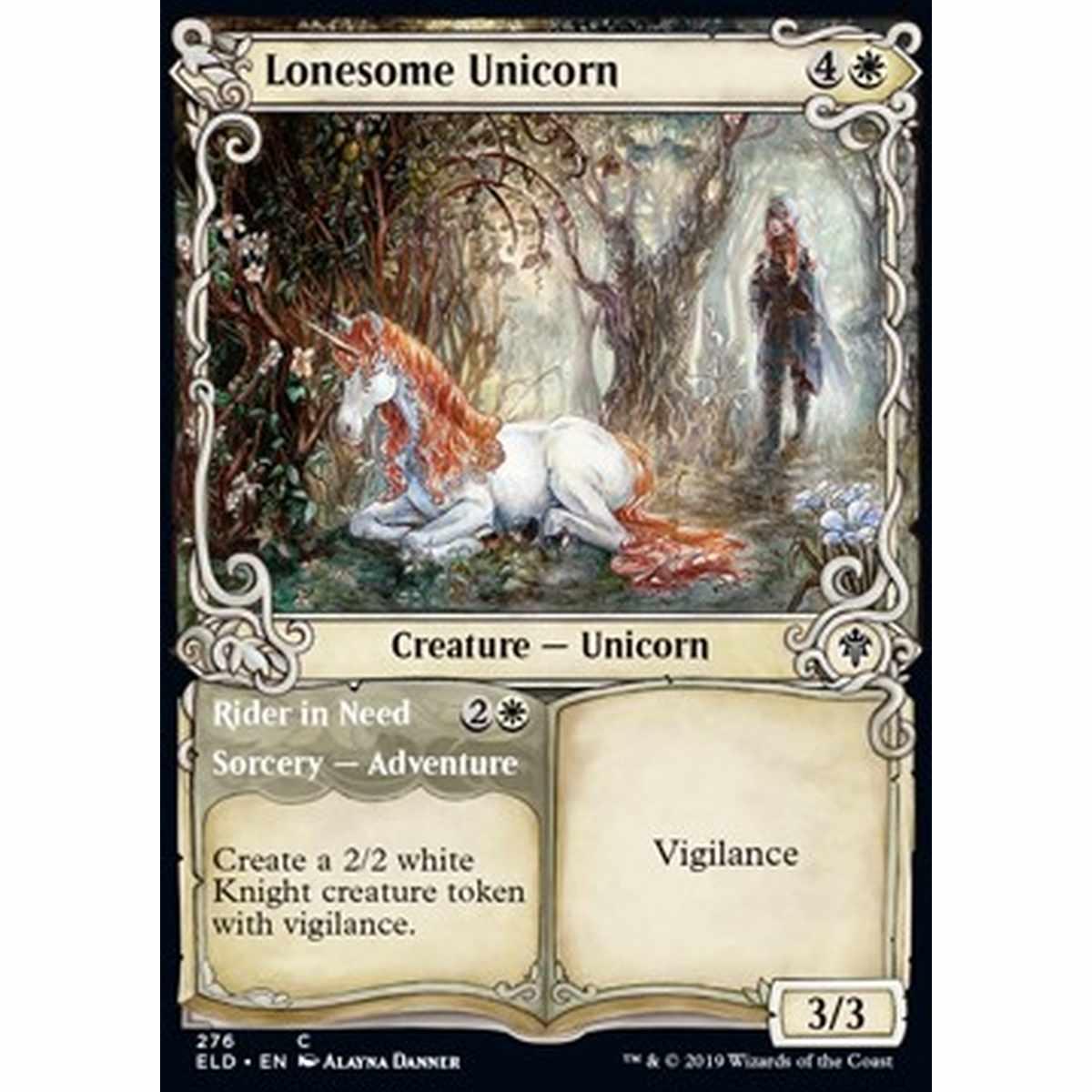 Lonesome Unicorn // Rider in Need - Lonesome Unicorn // Rider in Need - [XELD] [NM] [Foil]