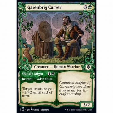 Garenbrig Carver // Shield's Might - Garenbrig Carver // Shield's Might - [XELD] [NM] [Foil]
