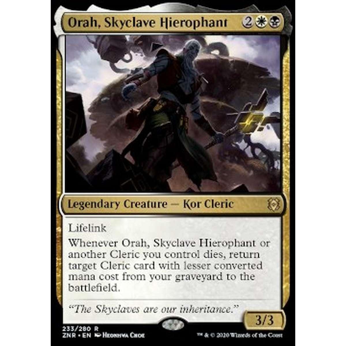 Orah, Skyclave Hierophant - Orah, Gerofante dell'Enclave Celeste - [ZNR] [NM]