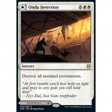 Ondu Inversion // Ondu Skyruins - Inversione di Ondu // Rovine Celesti di Ondu - [ZNR] [NM]