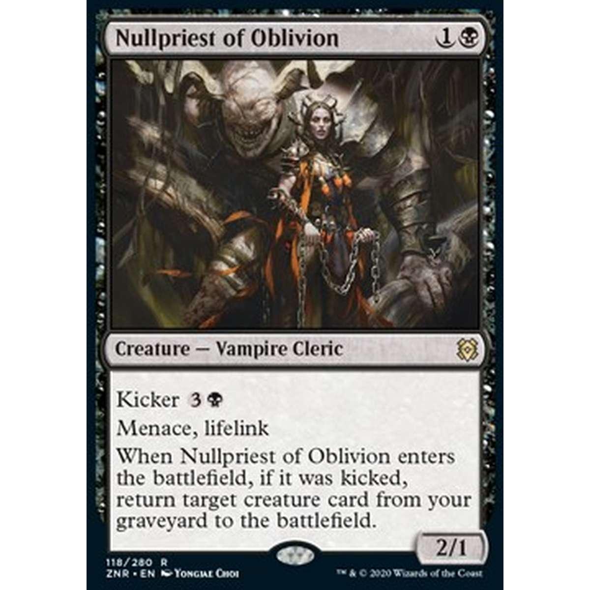 Nullpriest of Oblivion - Sacerdotessa dei Nulli dell'Oblio - [ZNR] [NM]