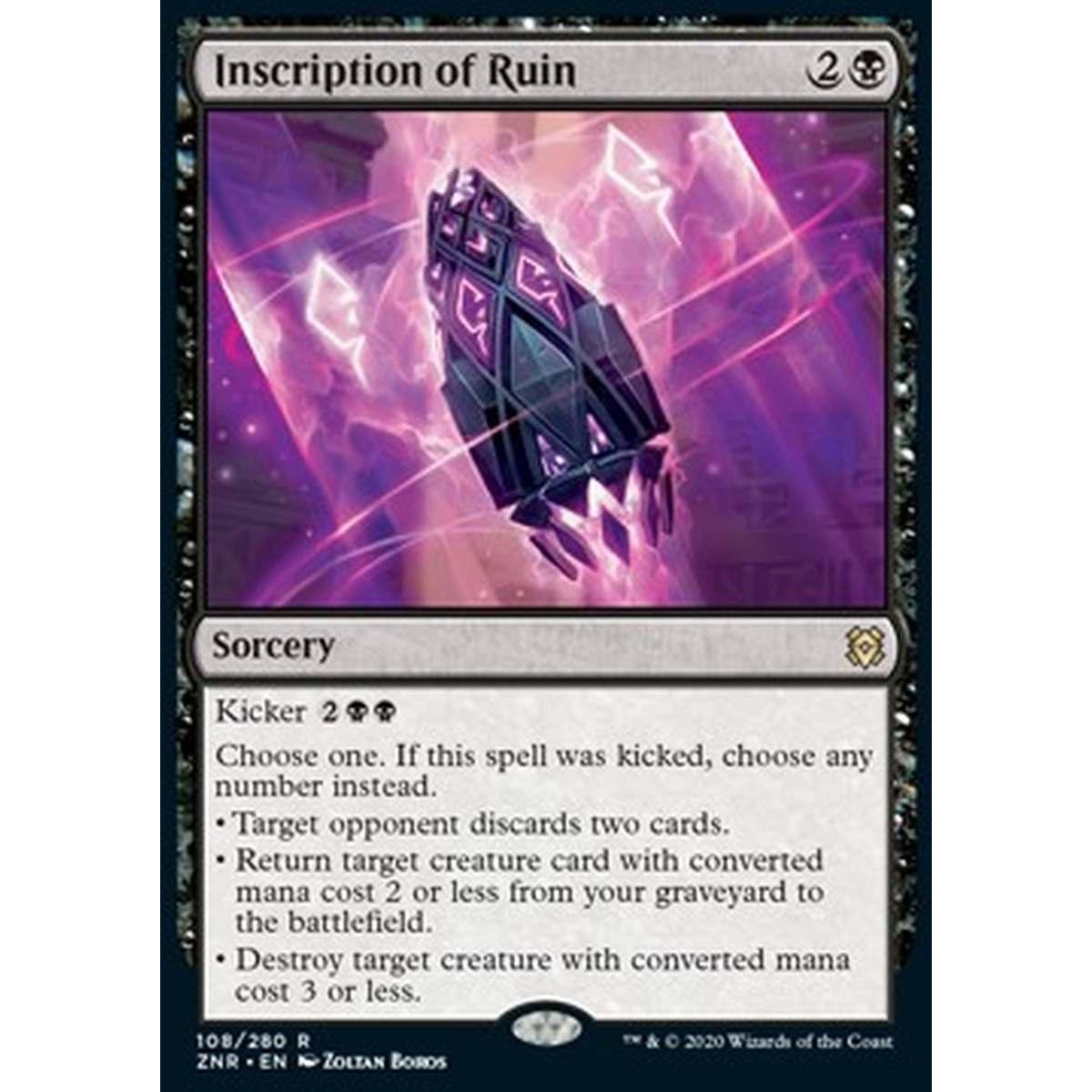 Inscription of Ruin - Iscrizione della Rovina - [ZNR] [NM]