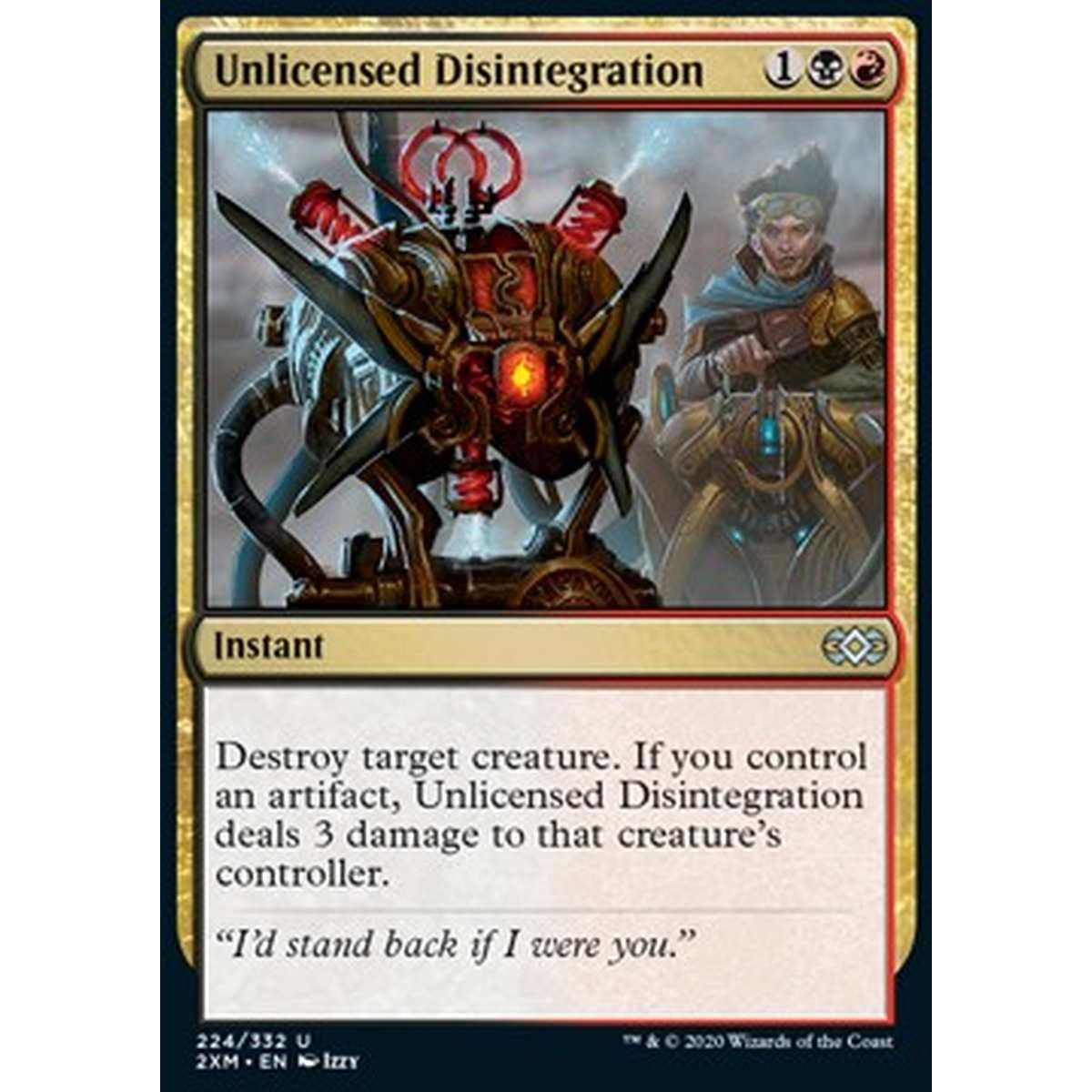 Unlicensed Disintegration - Unlicensed Disintegration - [2XM] [NM] [Foil]