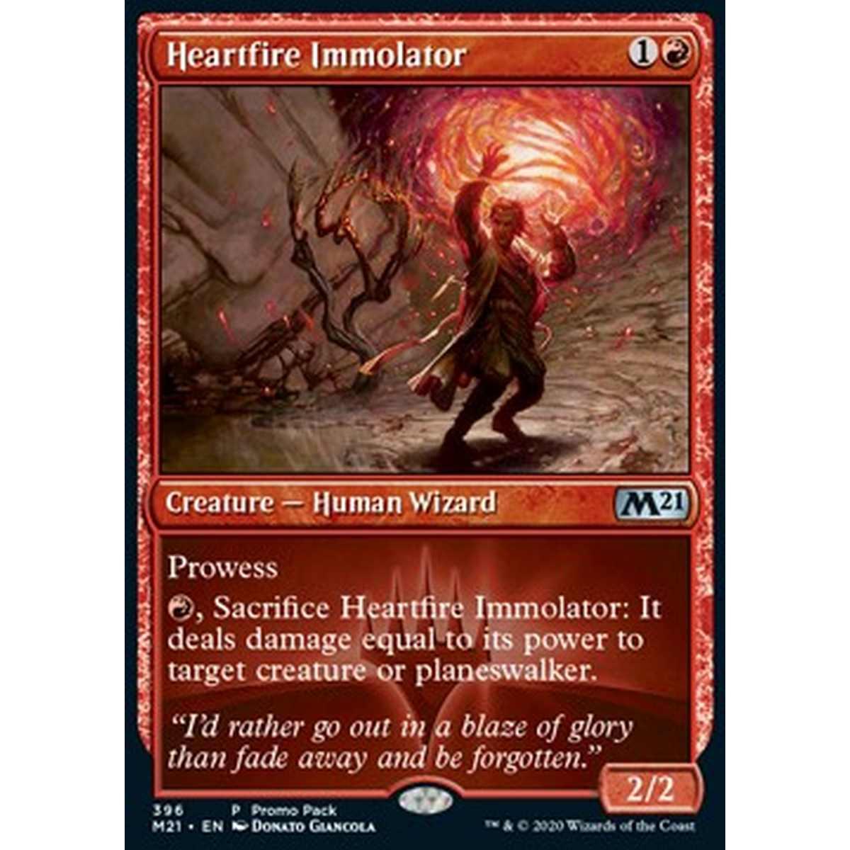 Heartfire Immolator - Immolatore di Fuoco del Cuore - [PM21] [NM] [Foil]