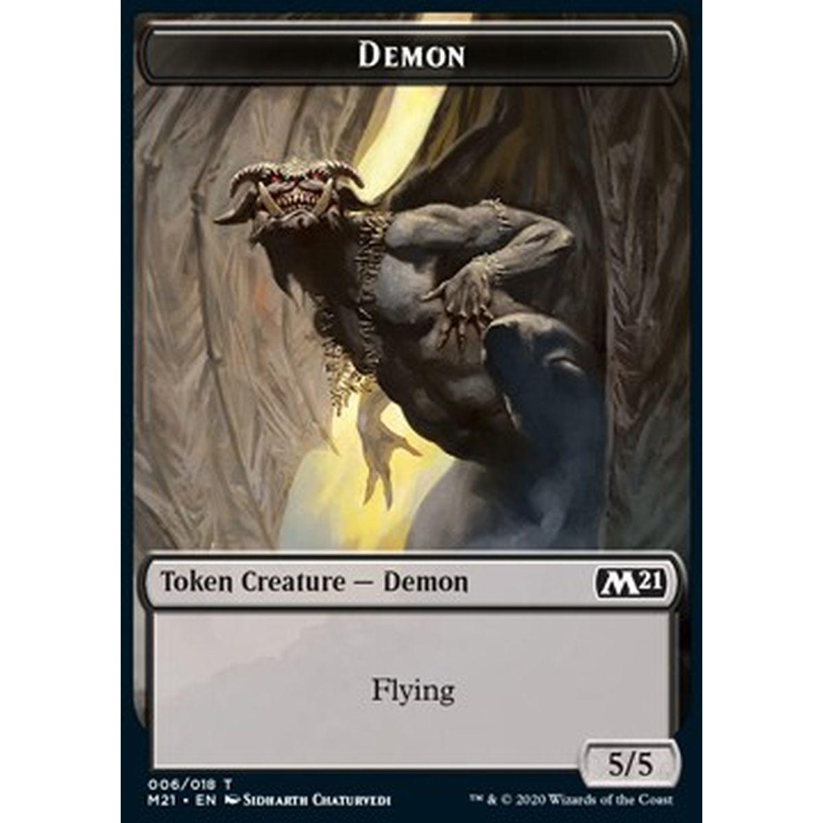 Demon Token (Black 5/5) - Demon Token (Black 5/5) - [XM21] [NM]