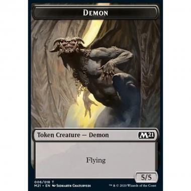 Demon Token (Black 5/5) - Demon Token (Black 5/5) - [XM21] [NM]