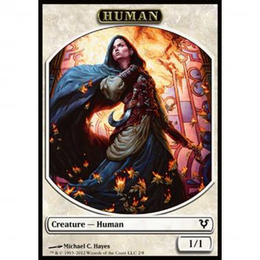 Human Token (White 1/1) - Human Token (White 1/1) - [AVR] [NM]