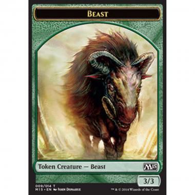 Beast Token (Green 3/3) - Beast Token (Green 3/3) - [M15] [NM]
