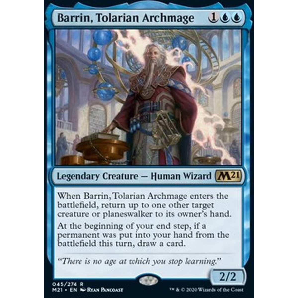 Barrin, Tolarian Archmage - Barrin, Arcimago di Tolaria - [M21] [NM]