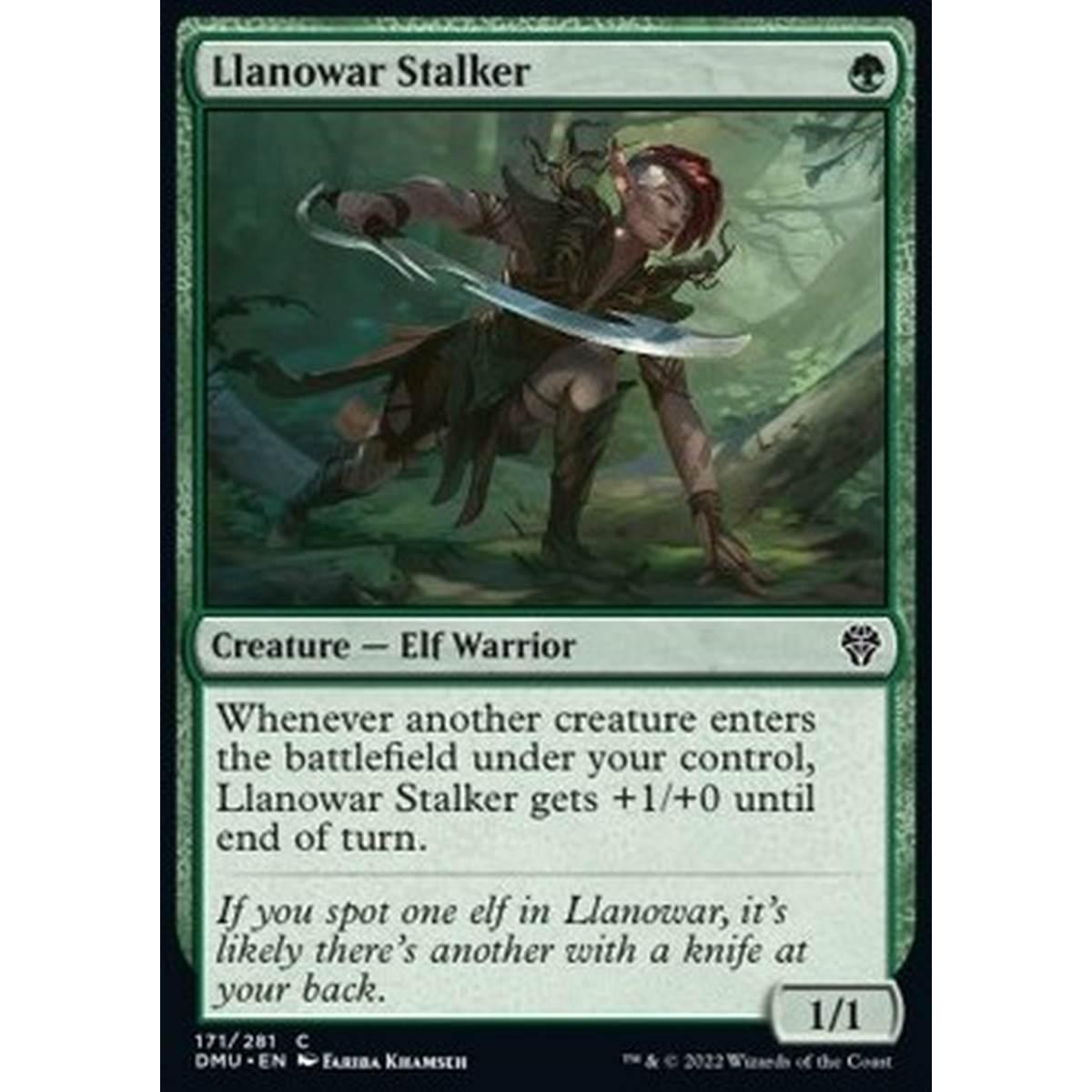 Llanowar Stalker - Cacciatrice di Llanowar - [DMU] [NM]