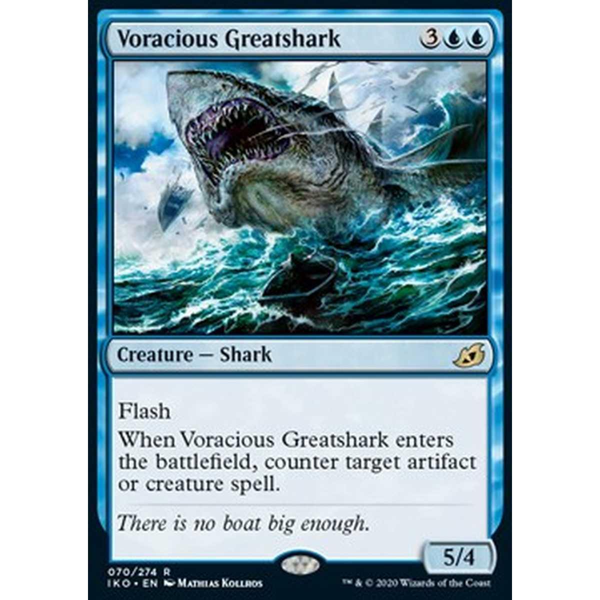 Voracious Greatshark - Gransqualo Vorace - [IKO] [NM]