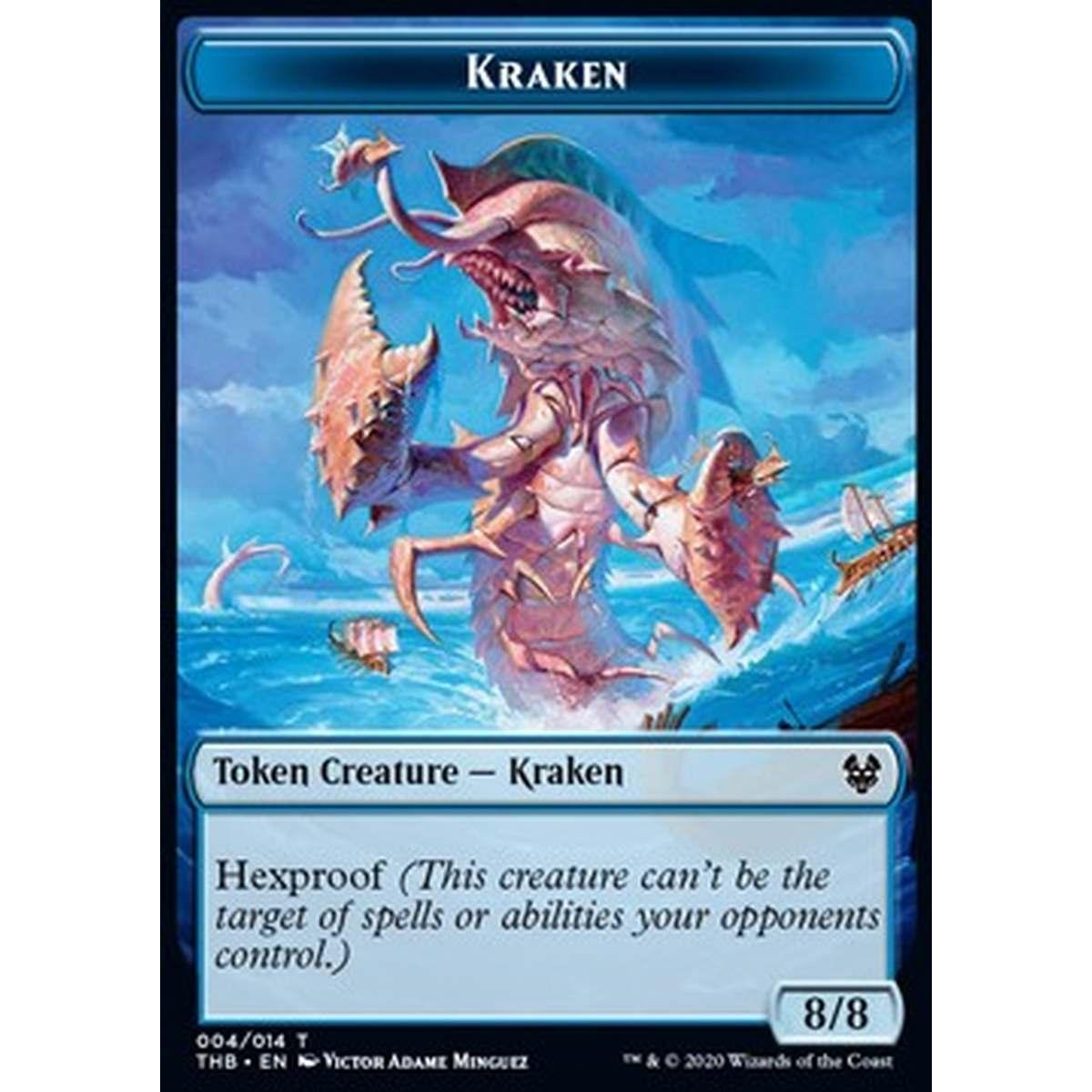 Kraken Token (Blue 8/8 Hexproof) - Kraken Token (Blue 8/8 Hexproof) - [XTHB] [NM]