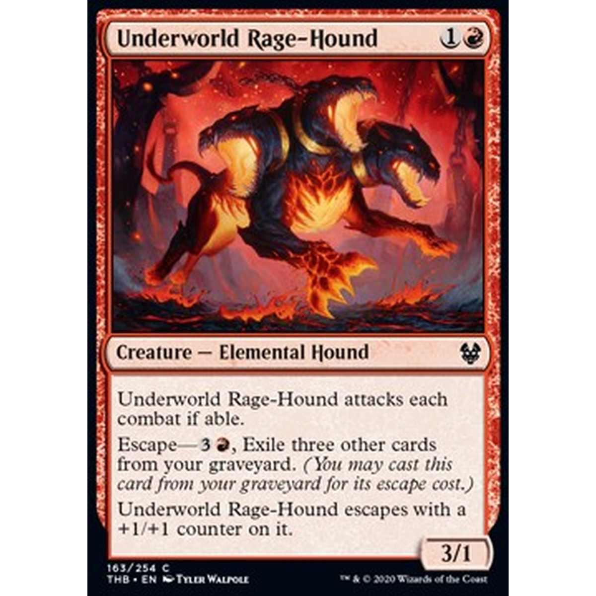 Underworld Rage-Hound - Mastino Furioso dell'Ade - [THB] [NM] [Foil]