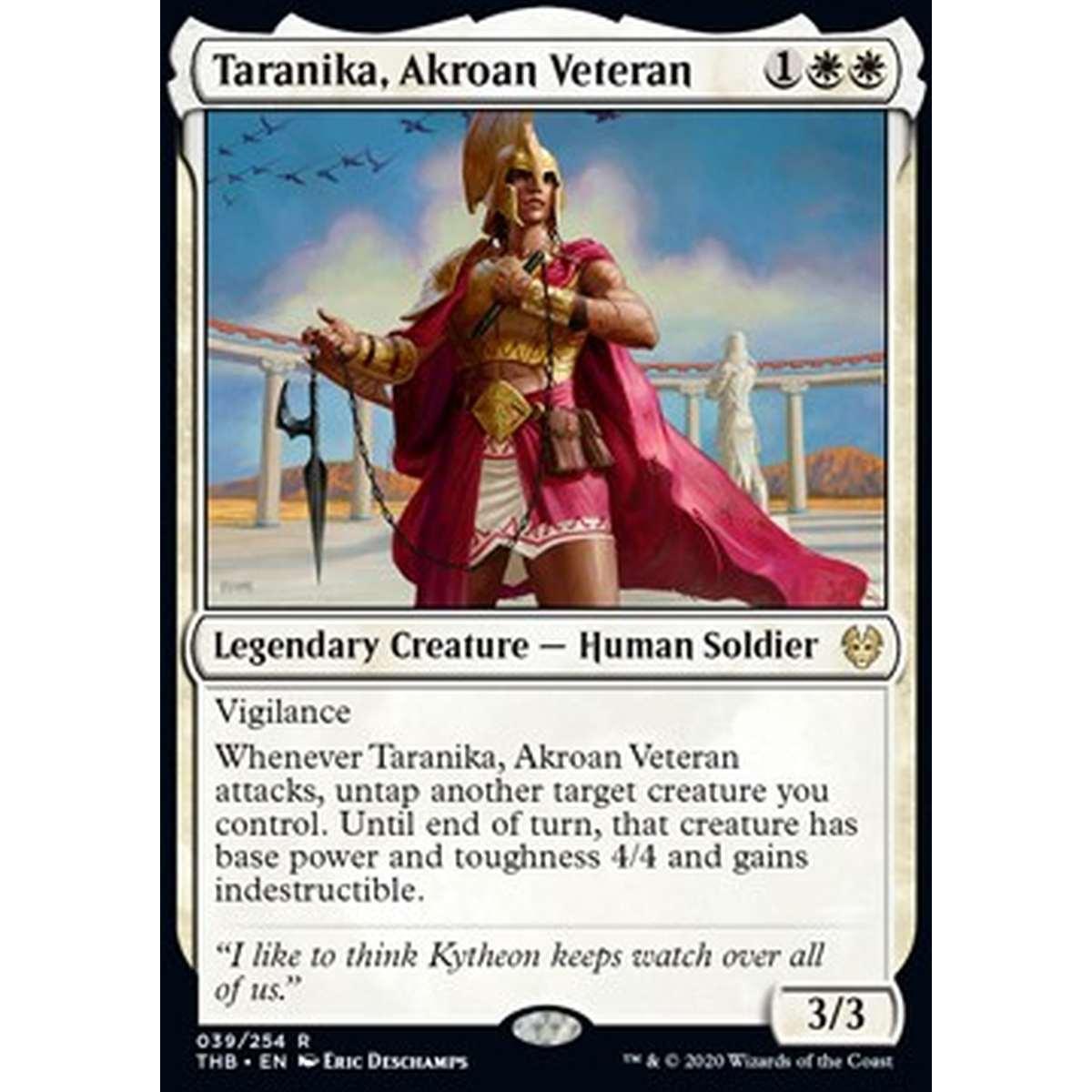 Taranika, Akroan Veteran - Taranika, Veterana di Akros - [THB] [NM]