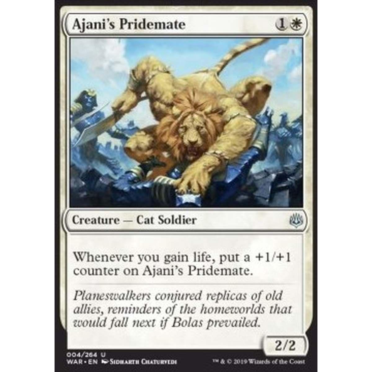 Ajani's Pridemate - Compagno di Ajani - [WAR] [NM] [Foil]