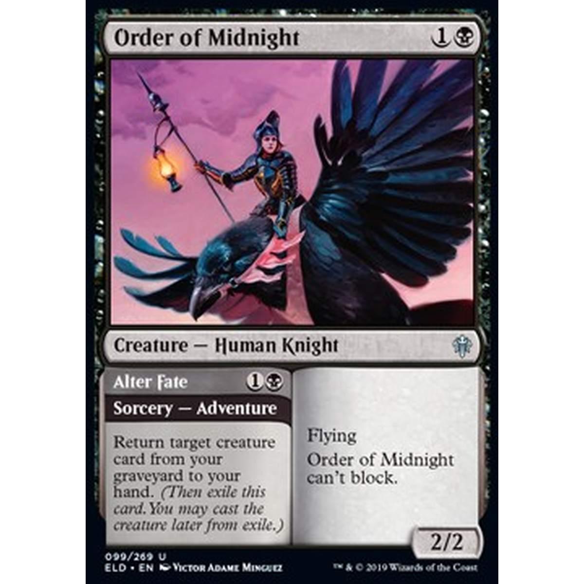 Order of Midnight // Alter Fate - Ordine della Mezzanotte // Alterare il Destino - [ELD] [NM]