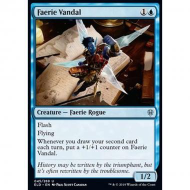 Faerie Vandal - Spiritello Vandalo - [ELD] [NM] [Foil]