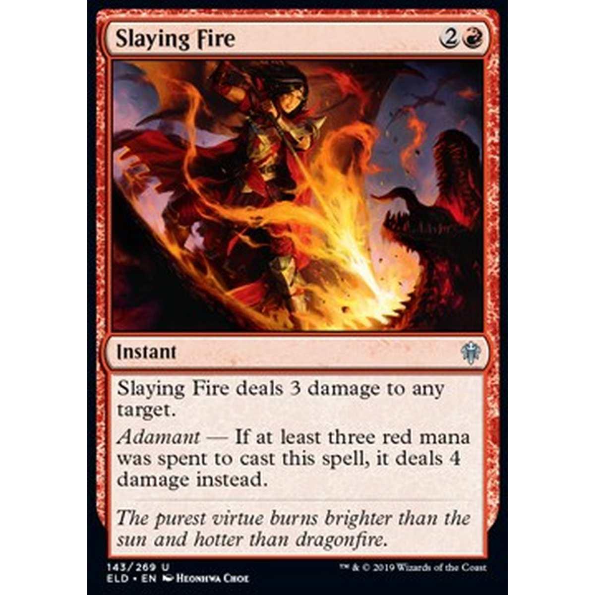 Slaying Fire - Fuoco Sgominante - [ELD] [NM] [Foil]