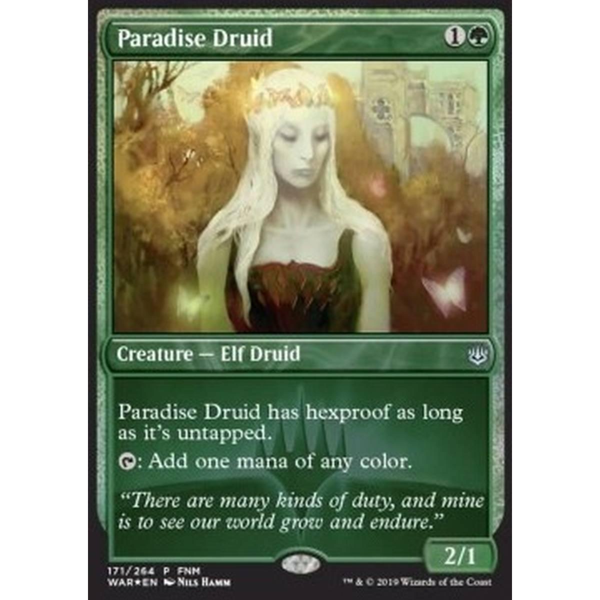 Paradise Druid - Druida del Paradiso - [FNM] [NM] [Foil]