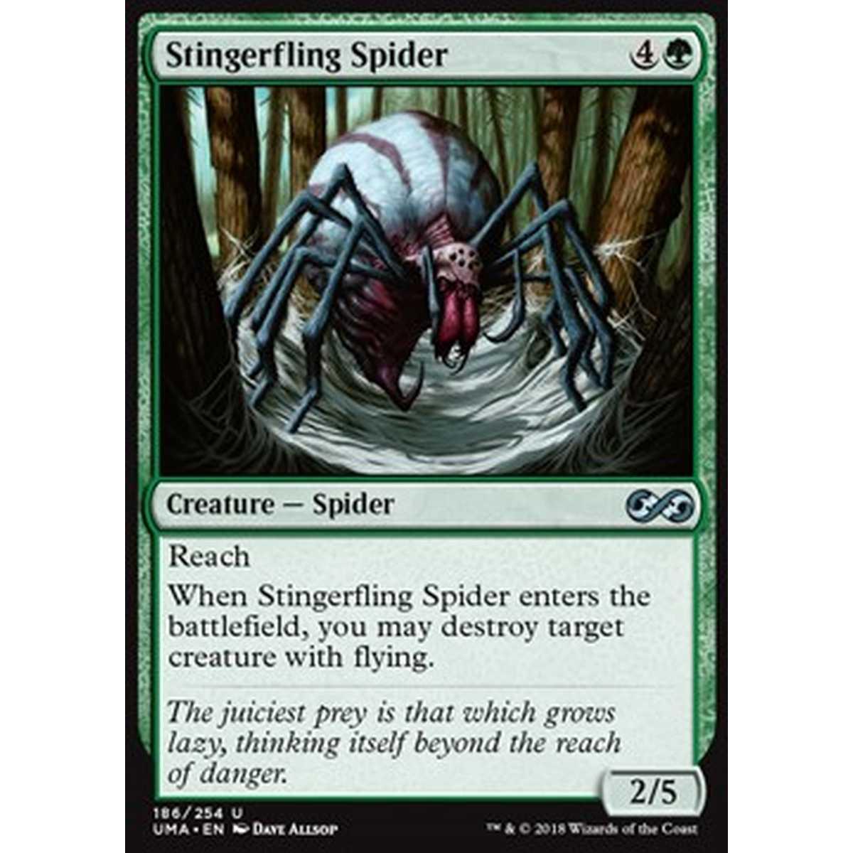 Stingerfling Spider - Stingerfling Spider - [UMA] [NM] [Foil]