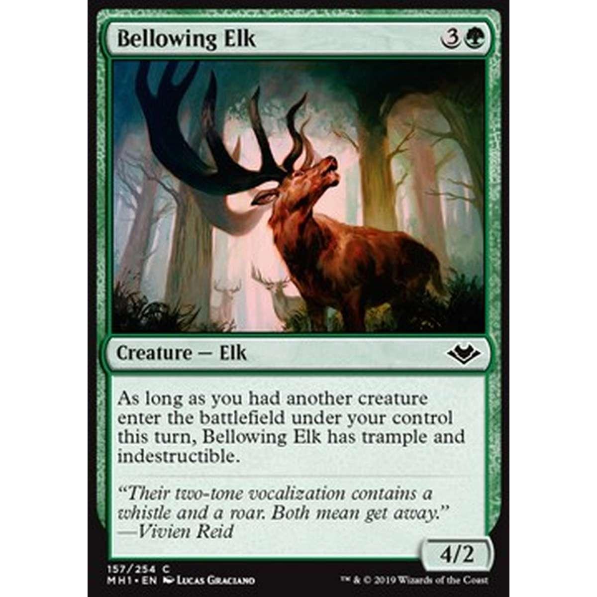 Bellowing Elk - Bellowing Elk - [MH1] [NM] [Foil]