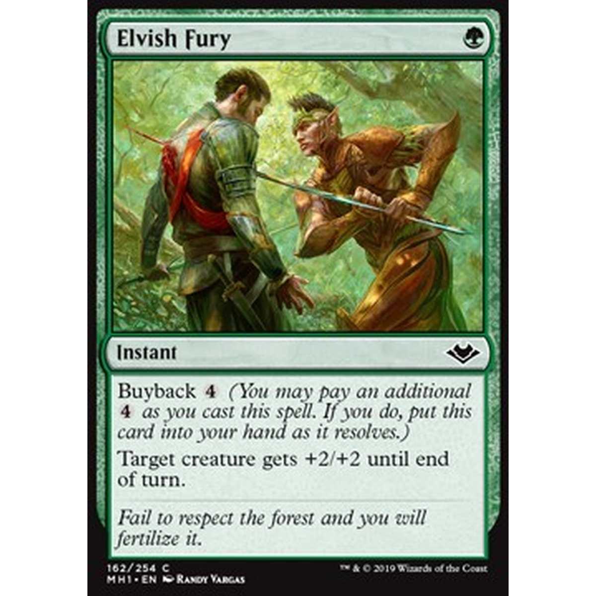Elvish Fury - Elvish Fury - [MH1] [NM] [Foil]