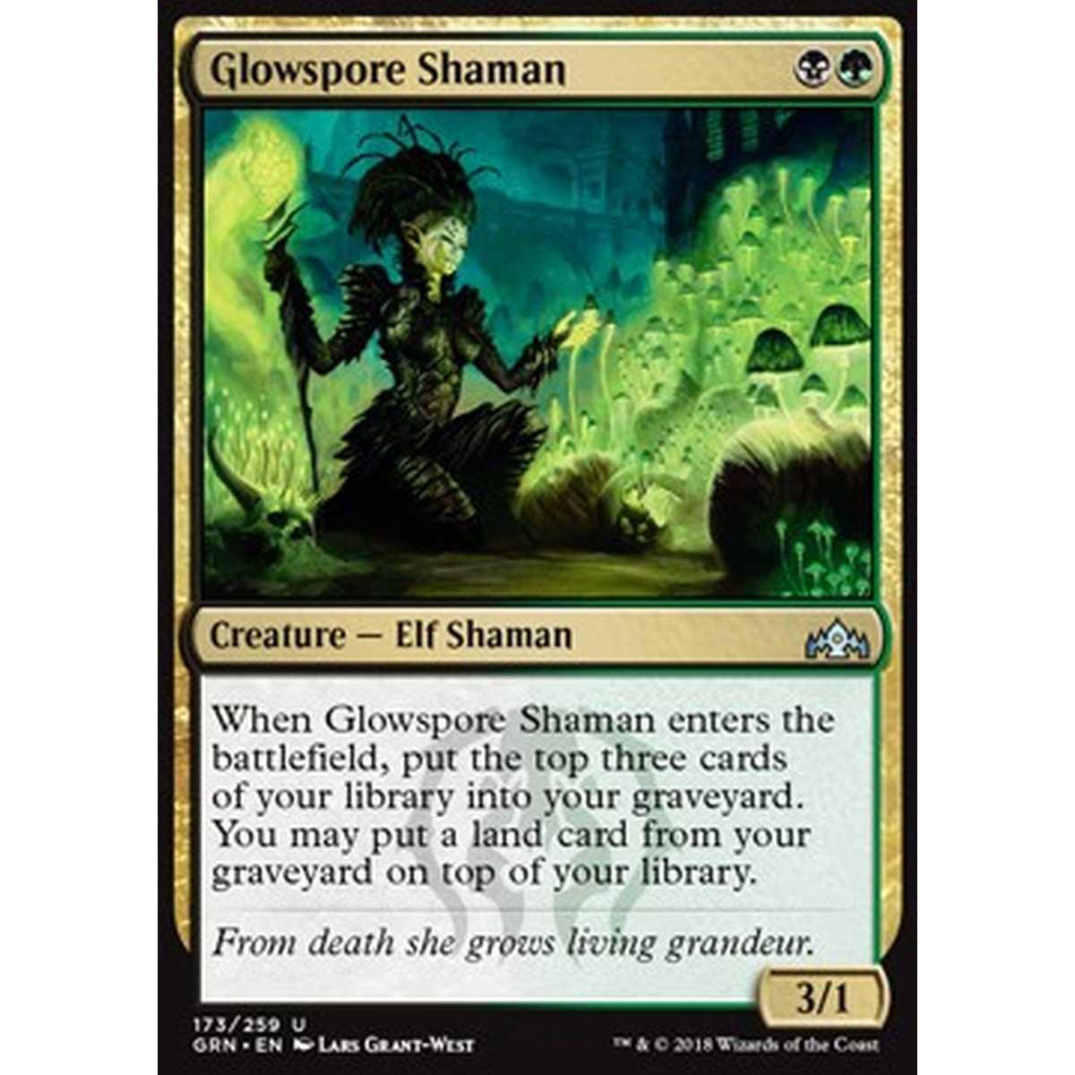 Glowspore Shaman - Sciamana delle Lumispore - [GRN] [NM] [Foil]