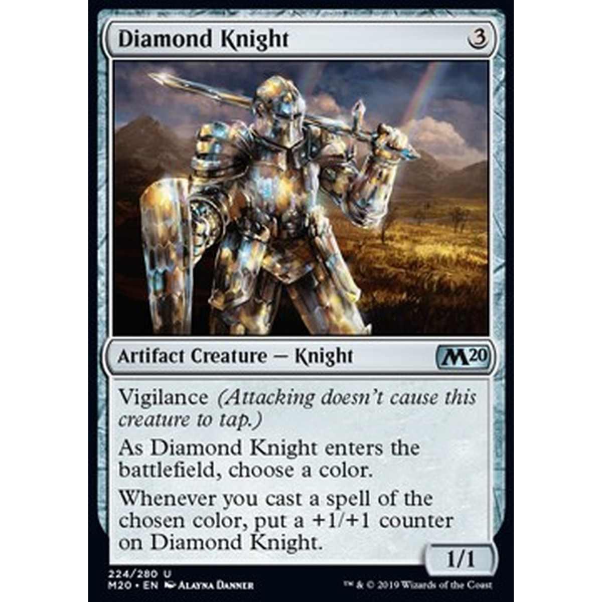 Diamond Knight - Cavaliere di Diamante - [M20] [NM] [Foil]