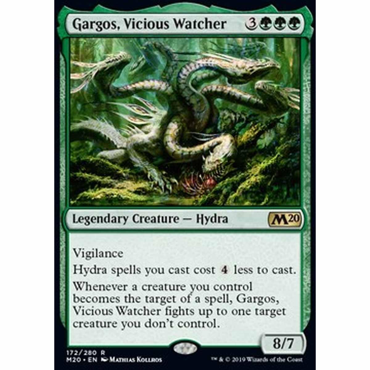 Gargos, Vicious Watcher - Gargos, Scrutatore Crudele - [M20] [NM]