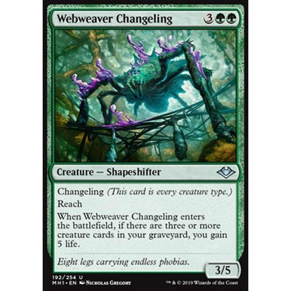 Webweaver Changeling - Webweaver Changeling - [MH1] [NM]