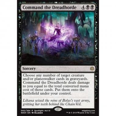 Command the Dreadhorde - Comandare l'Orda Atroce - [WAR] [NM]