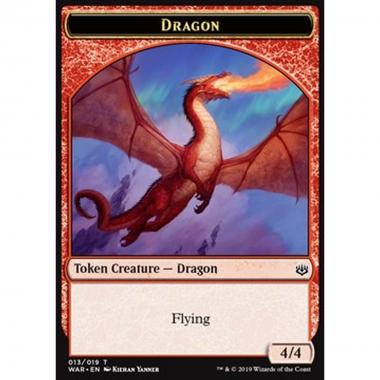 Dragon Token (Red 4/4) - Dragon Token (Red 4/4) - [WAR] [NM]