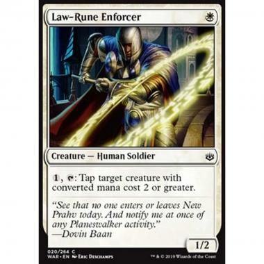 Law-Rune Enforcer - Esecutore delle Legirune - [WAR] [NM] [Foil]