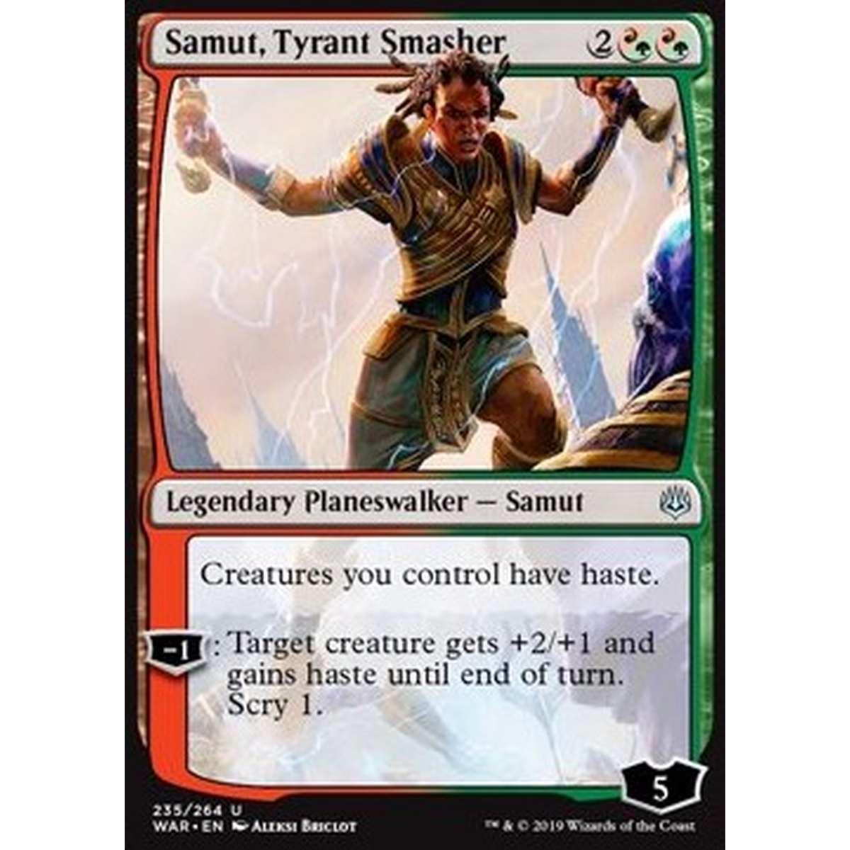 Samut, Tyrant Smasher - Samut, Distruttrice di Tiranni - [WAR] [NM] [Foil]