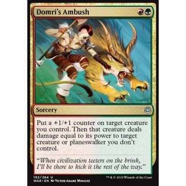 Domri's Ambush - Imboscata di Domri - [WAR] [NM] [Foil]