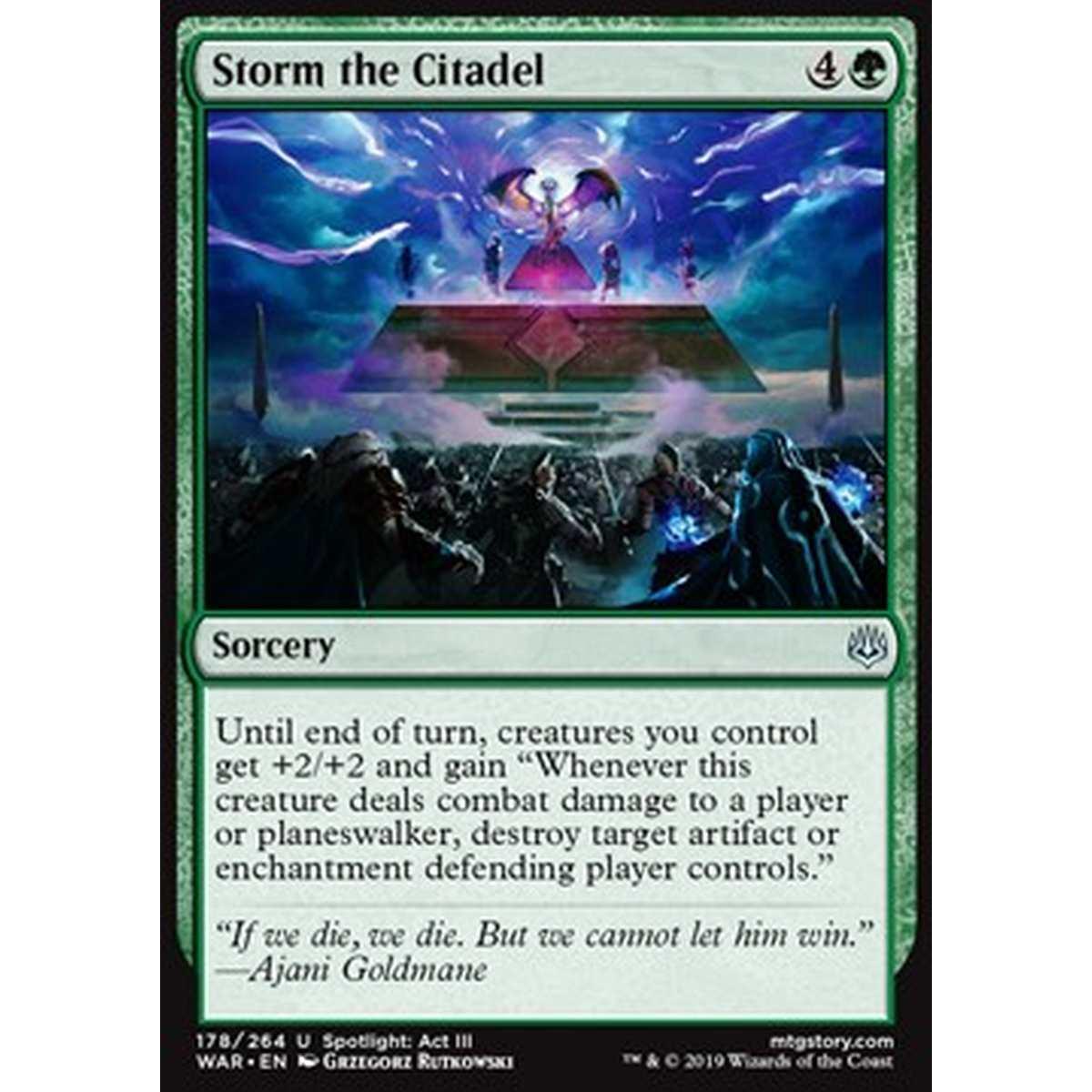 Storm the Citadel - Assaltare la Cittadella - [WAR] [NM] [Foil]
