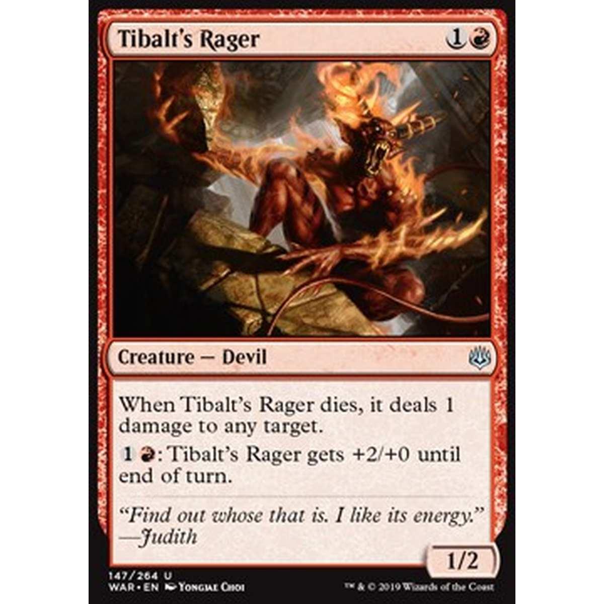 Tibalt's Rager - Furibondo di Tibalt - [WAR] [NM] [Foil]