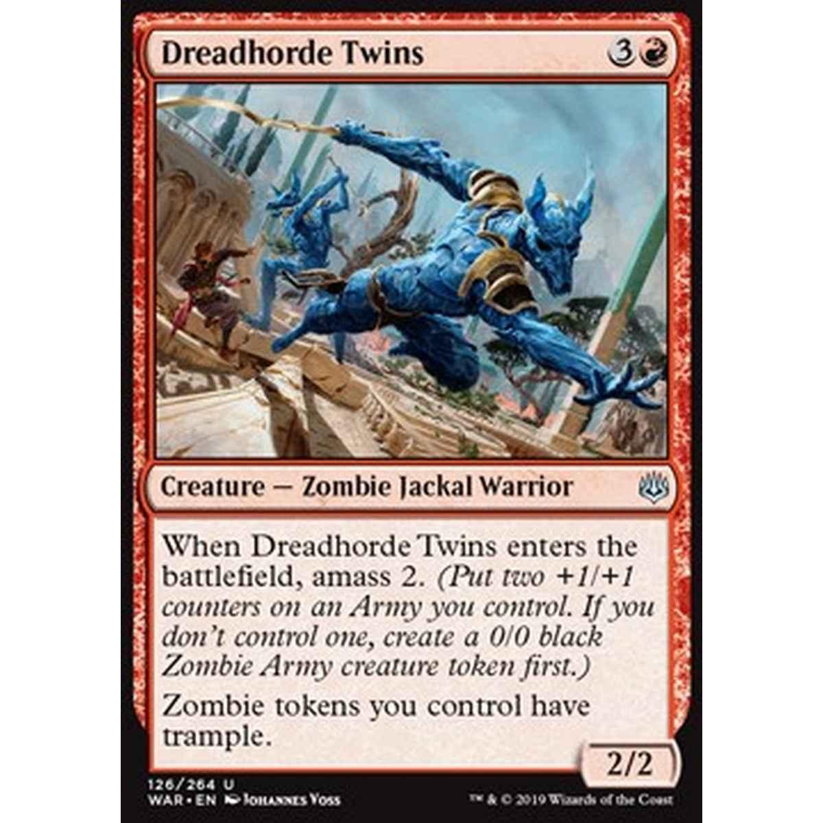 Dreadhorde Twins - Gemelli dell'Orda Atroce - [WAR] [NM] [Foil]