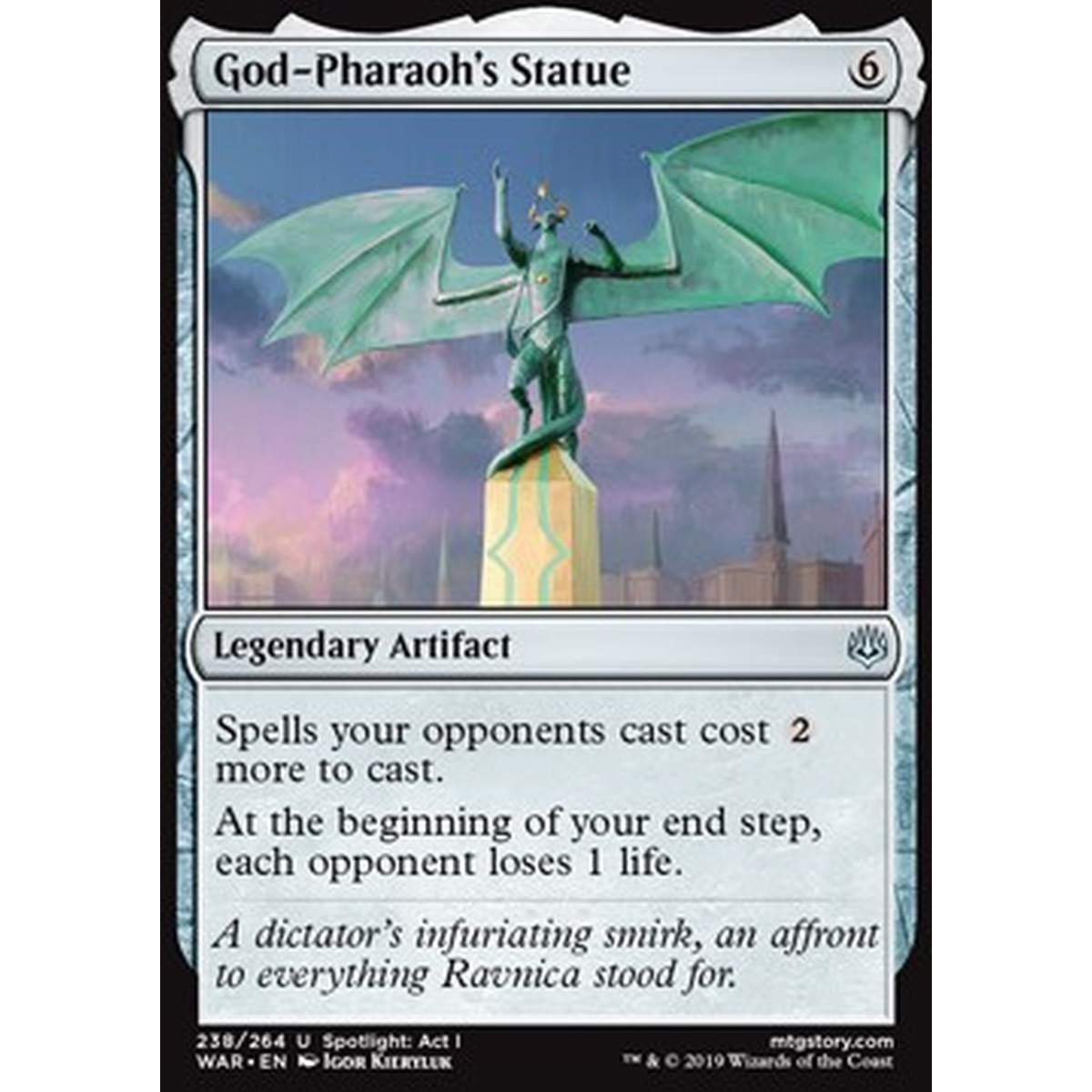 God-Pharaoh's Statue - Statua del Dio Faraone - [WAR] [NM]