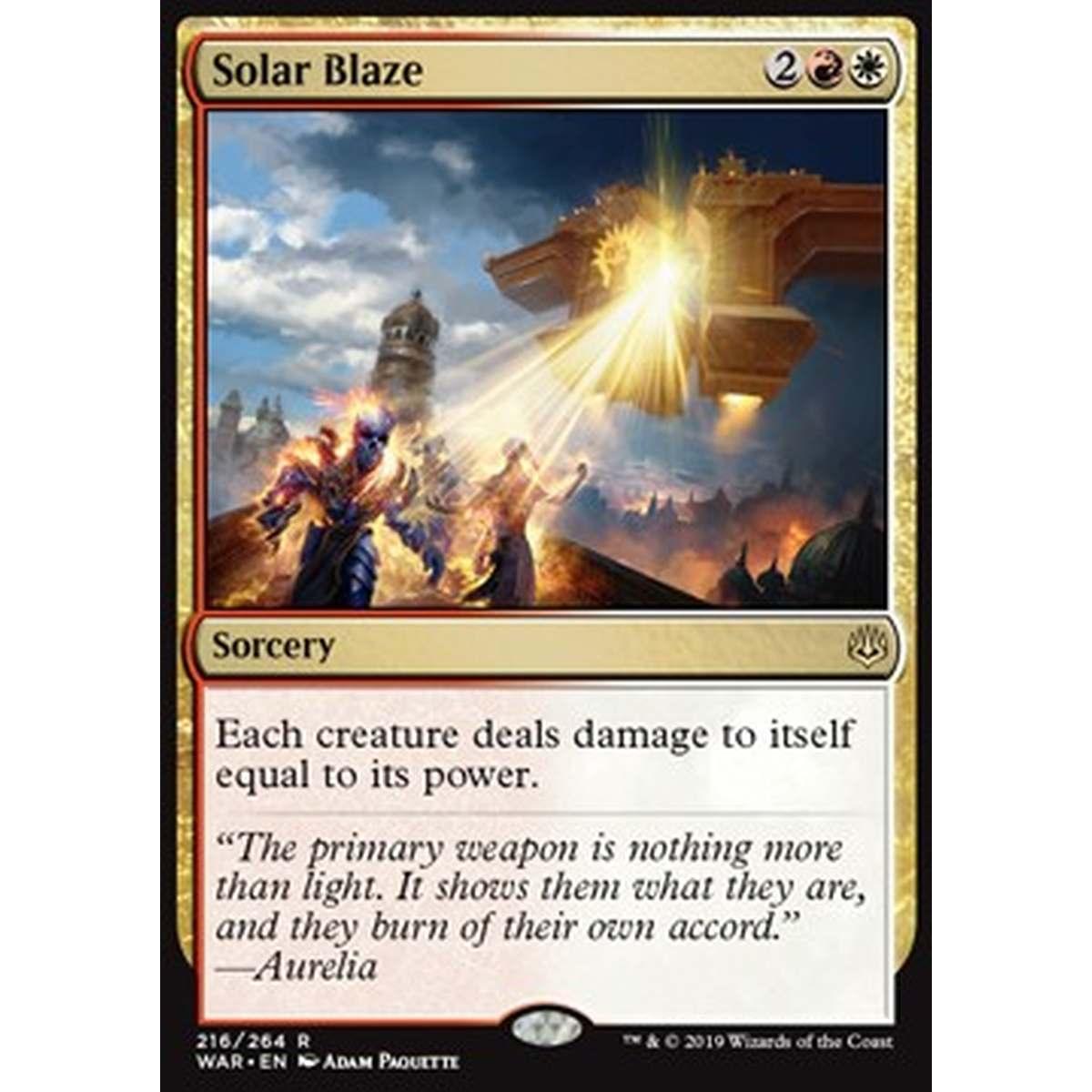 Solar Blaze - Vampata Solare - [WAR] [NM]