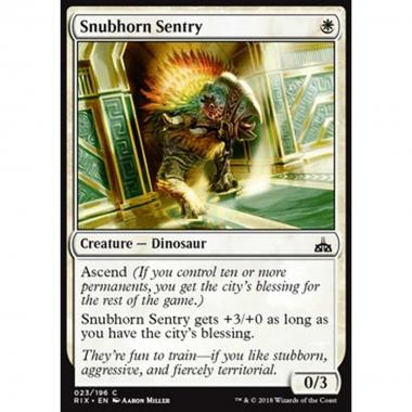 Snubhorn Sentry - Cornotozzo da Guardia - [RIX] [NM] [Foil]
