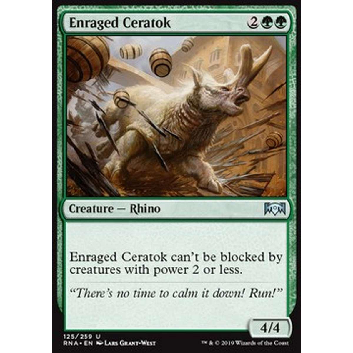 Enraged Ceratok - Ceratok Infuriato - [RNA] [NM] [Foil]