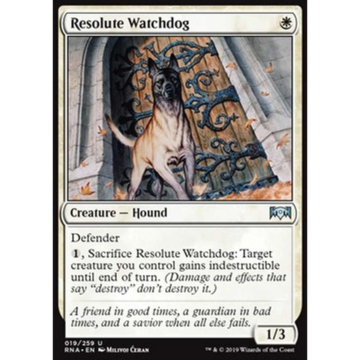 Resolute Watchdog - Cane da Guardia Risoluto - [RNA] [NM] [Foil]