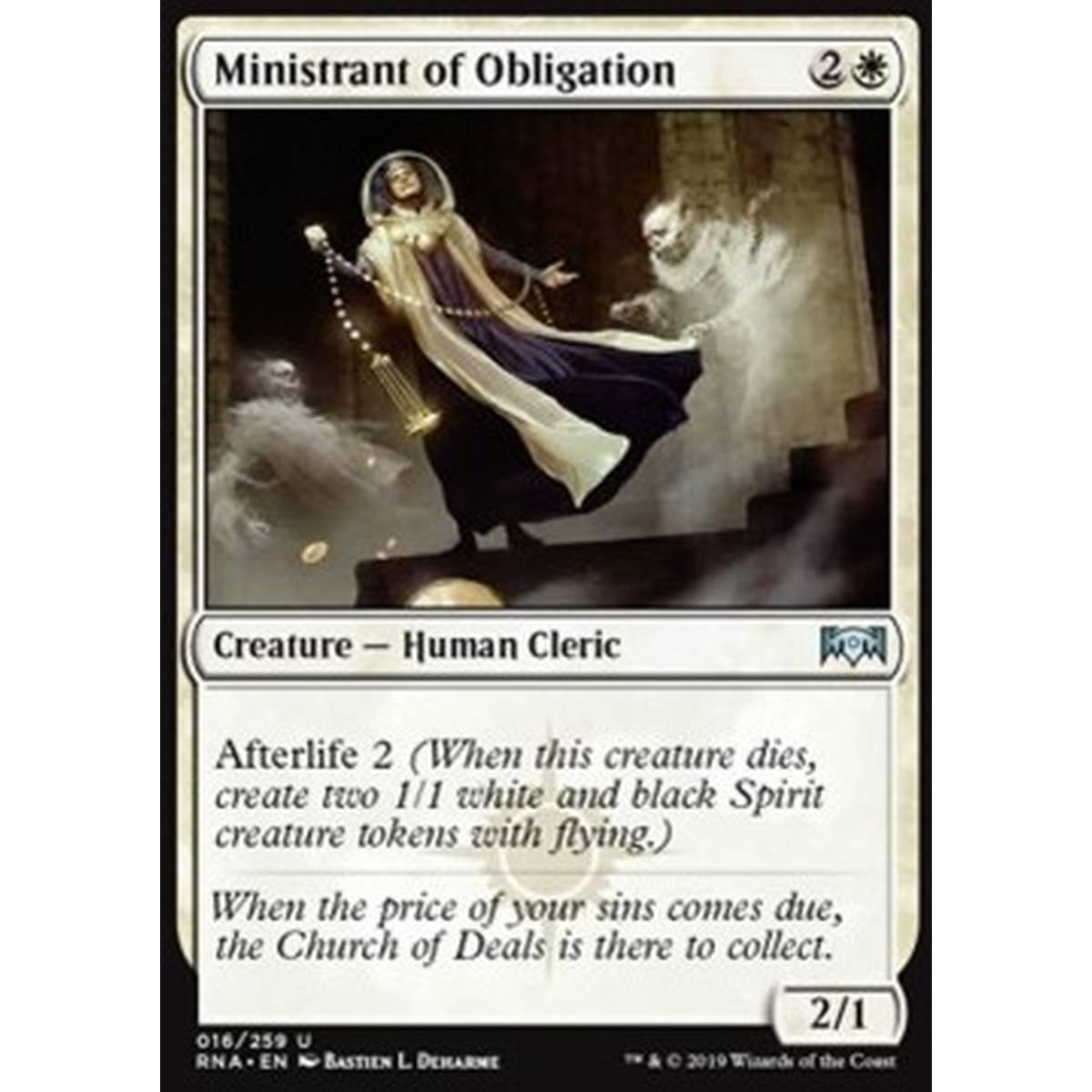 Ministrant of Obligation - Officiante delle Obbligazioni - [RNA] [NM] [Foil]