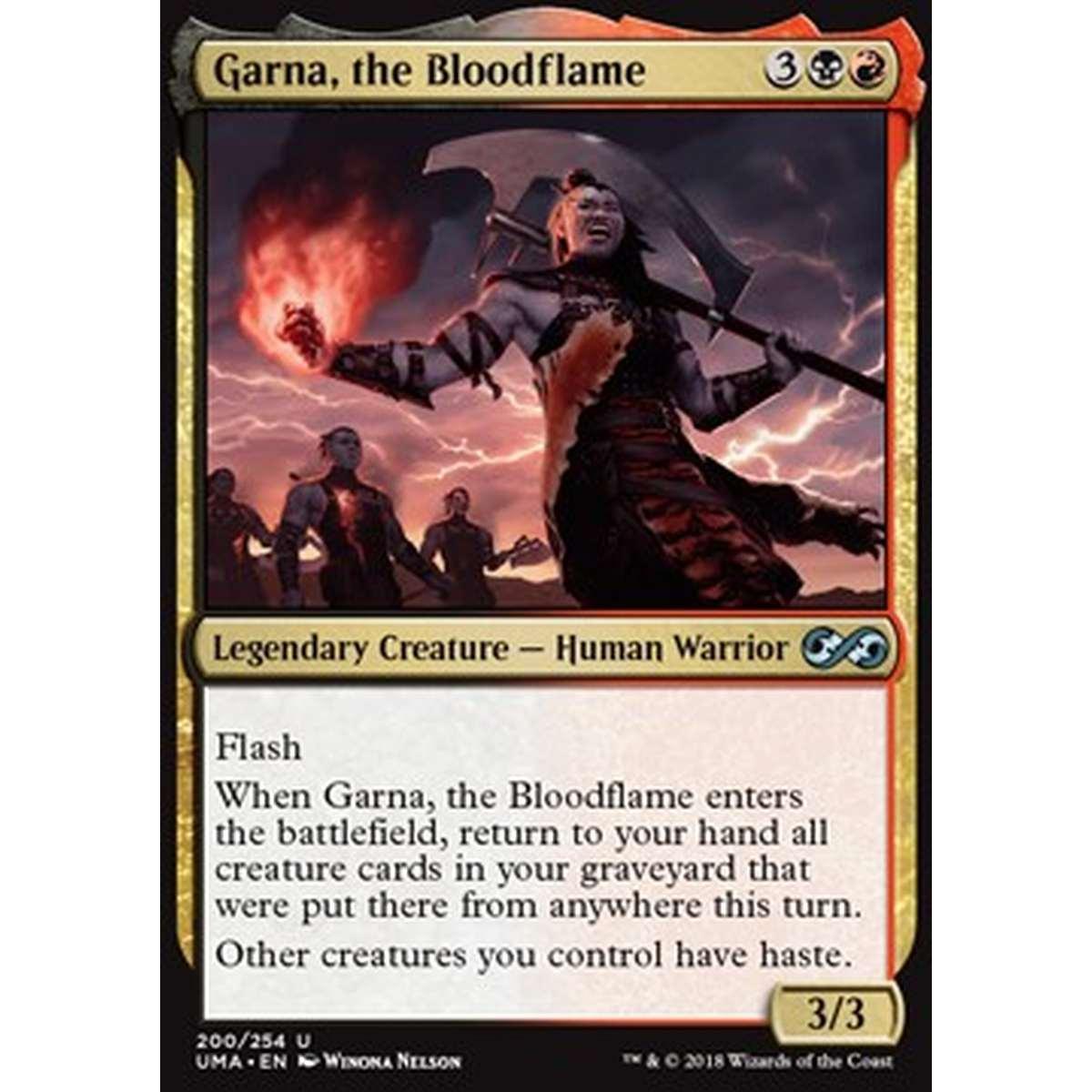 Garna, the Bloodflame - Garna, the Bloodflame - [UMA] [NM] [Foil]