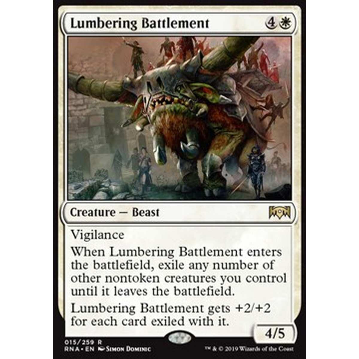 Lumbering Battlement - Bastione Arrancante - [RNA] [NM]