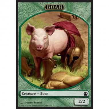 Boar Token (Green 2/2) - Boar Token (Green 2/2) - [THS] [NM]
