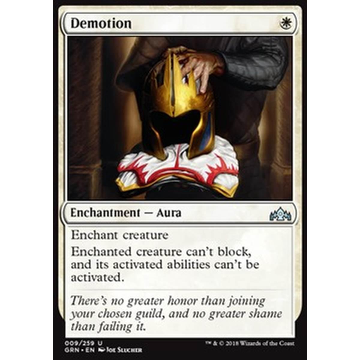 Demotion - Degradazione - [GRN] [NM] [Foil]