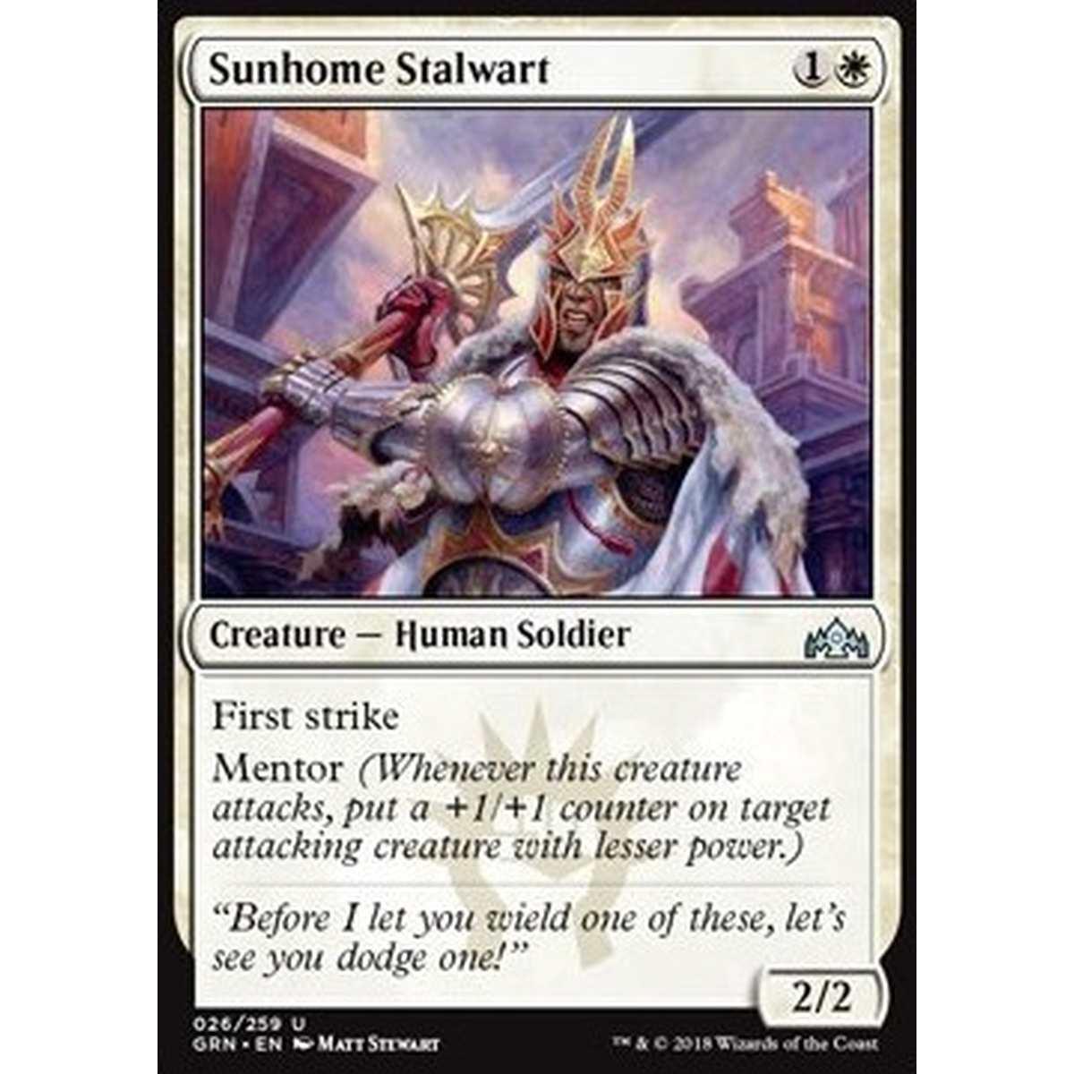 Sunhome Stalwart - Temerario di Sol-Dimora - [GRN] [NM] [Foil]